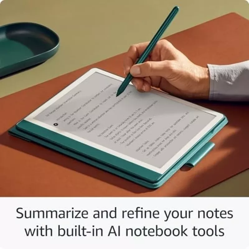 Ebook New Kindle Scribe - 2024 izlaidums 10.2 bezatspīduma 64GB Wi-Fi (bez bloķēšanas ekrāna reklāmām) ar Premium Pen Tungsten