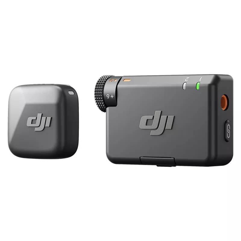 DJI Mic Mini uzstādāms kameras uztvērējs, melns