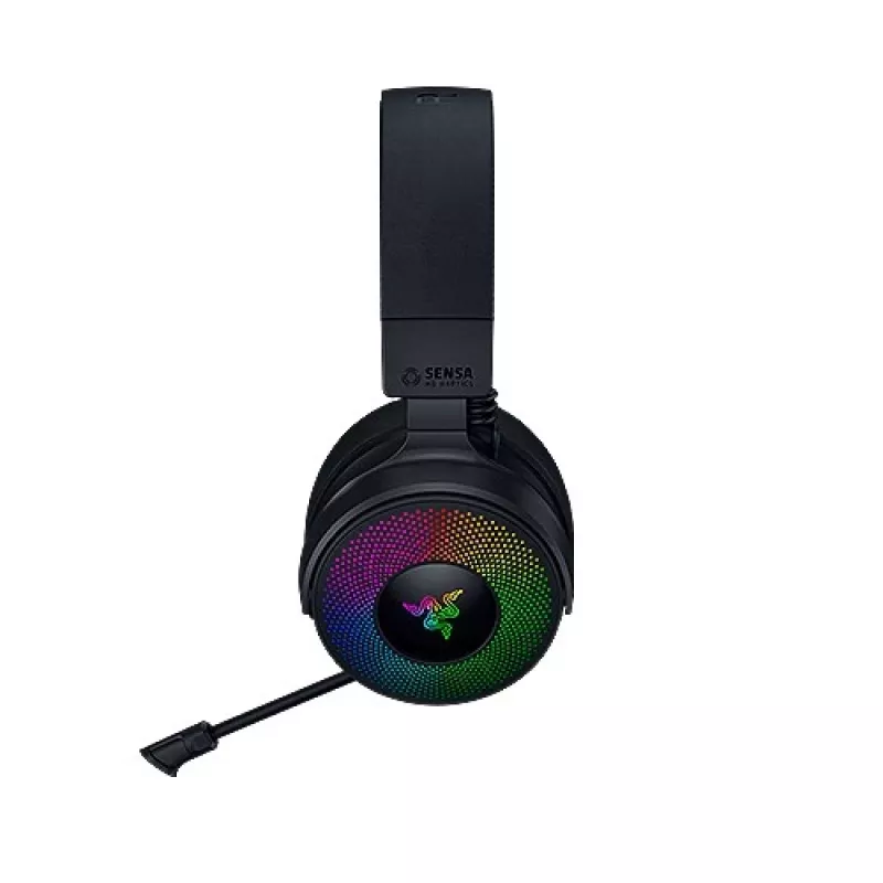 Razer Kraken V4 Pro austiņas vadu un bezvadu galvas saite spēlēm USB Type-A Bluetooth melna