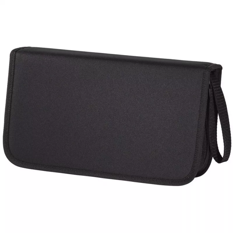 Hama Nylon Wallet 104 Cd, 104 diski, Melna, Neilons