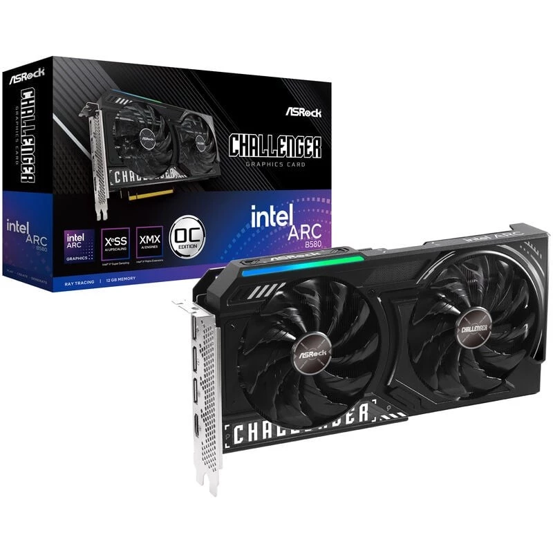 ASRock Challenger Intel Arc B580 12GB OC grafiskā karte