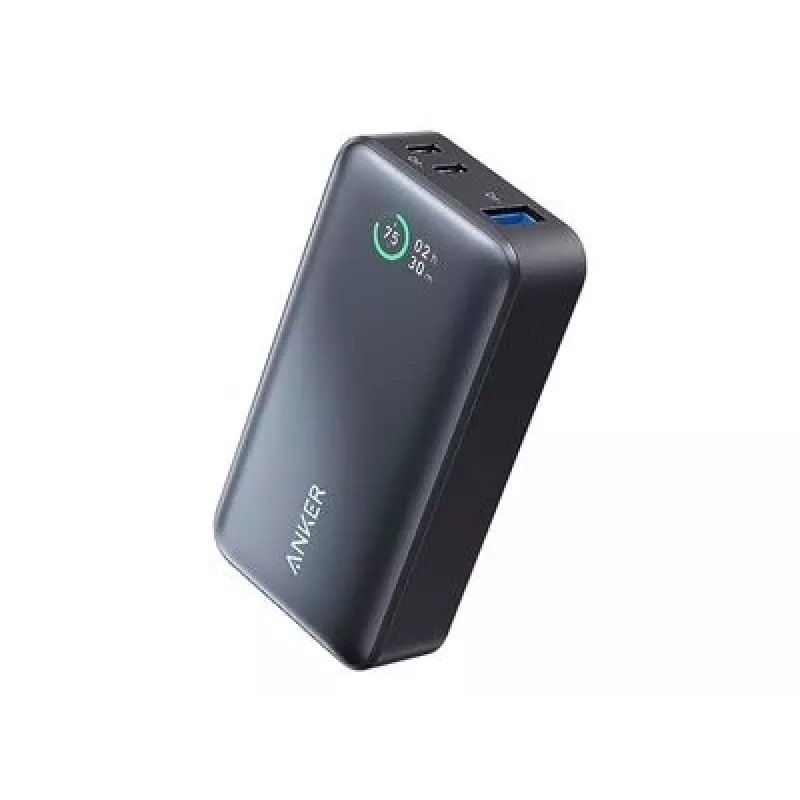 Anker PowerCore 533 - Powerbank - 10000 mAh - 30 Watt - 3 A (24 pin USB-C) - Melns (A1256G12)