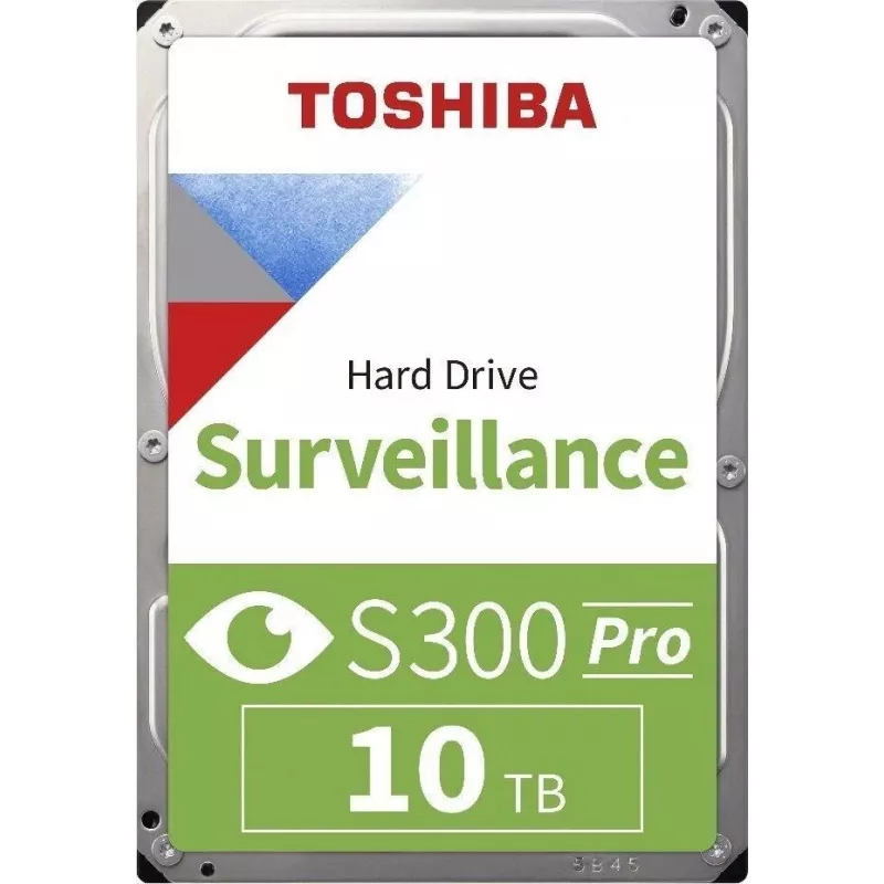 Toshiba S300 Pro Surveillance iekšējais cietais disks 10 TB 7200 RPM 512 MB 3.5 Serial ATA III