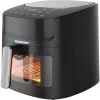 Gaisa fritieris BLAUPUNKT AFD712 — 7,2 L tilpums, 1800 W, digitāla skārienvadība, 40–200 °C, 60 min taimeris