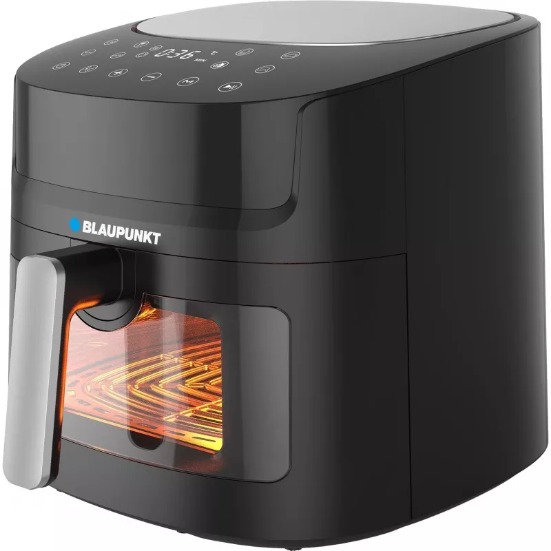 Gaisa fritieris BLAUPUNKT AFD712 — 7,2 L tilpums, 1800 W, digitāla skārienvadība, 40–200 °C, 60 min taimeris