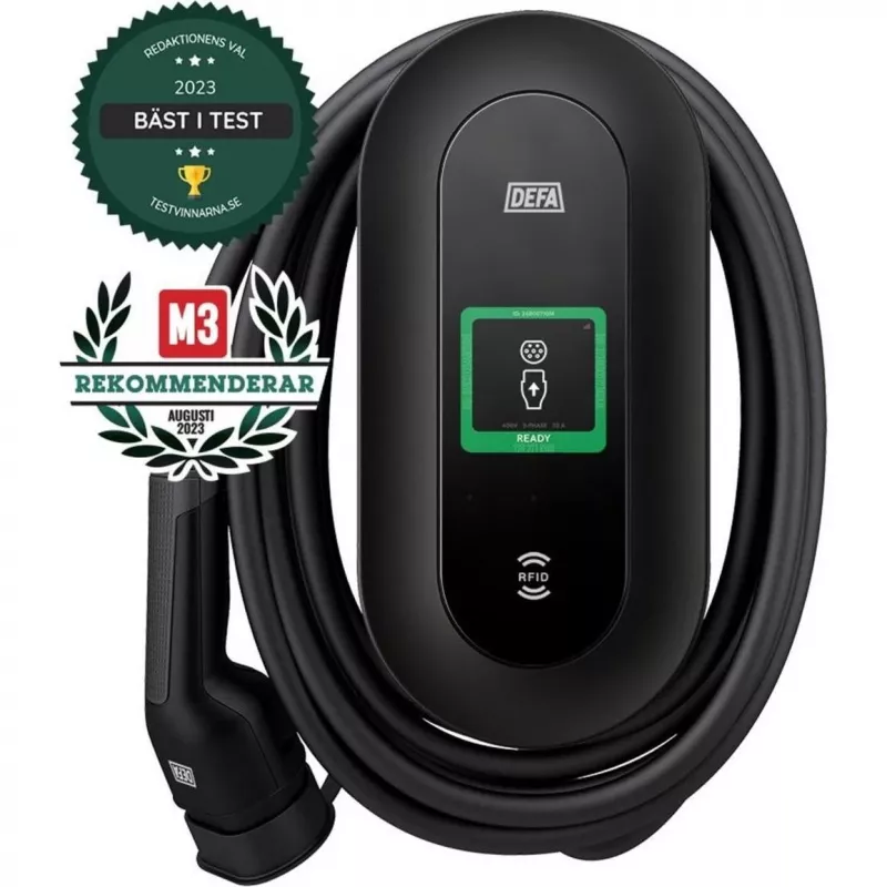 Uzlādes stacija DEFA Power Smart 22 kW 715000 maiņstrāvas elektrotransportlīdzekļu lādētājs