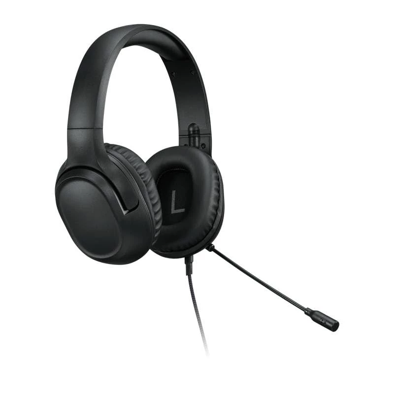 Lenovo H110 spēļu austiņas, vadu, binaurālas, 3,5 mm, 1,8 m kabelis, 50–20 000 Hz, 110 dB, 32 Ω, melnas