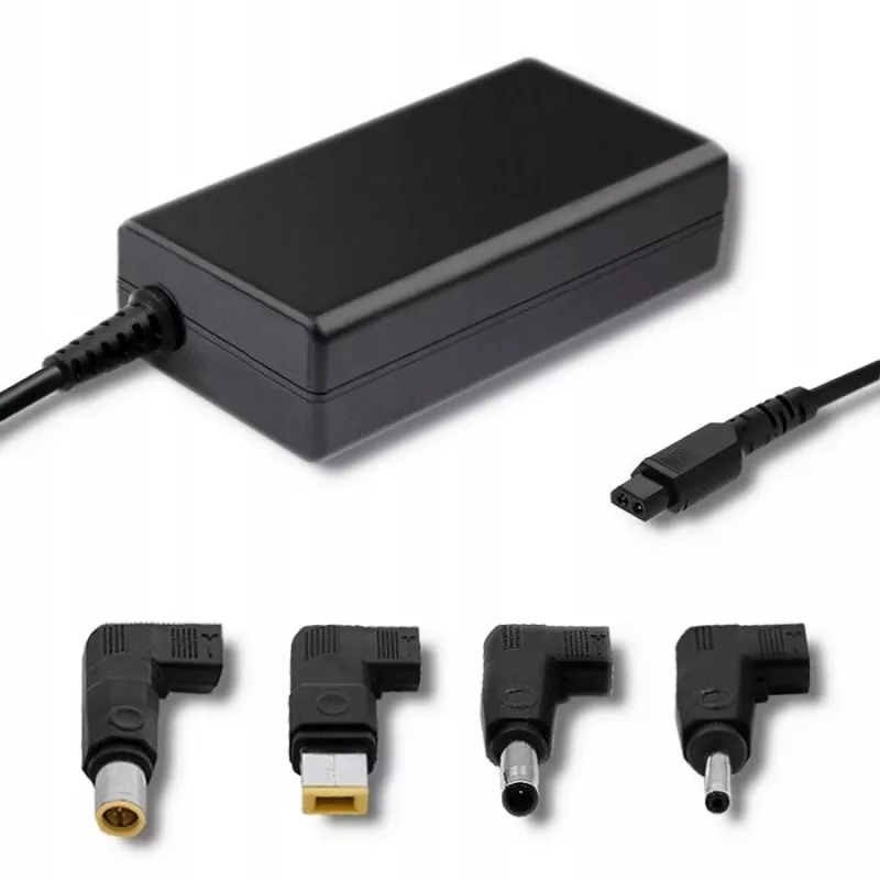 Strāvas adapteris QOLTEC 51761 iekštelpām 65W maiņstrāva-līdzstrāva 220–240V 50–60Hz melns, 1,7m kabelis
