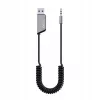 Savio TR-16 raidītāja AUX adapteris ar brīvroku funkciju, Bluetooth 5.3, Google Assistant/Siri