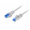 Ethernet S/FTP savienotājkabelis RJ45 LAN Cat.6A 25cm
