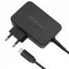 Qoltec PD 120W Turbo Fast Charger | 5-28V | 3-4.5A | USB-C | Melns