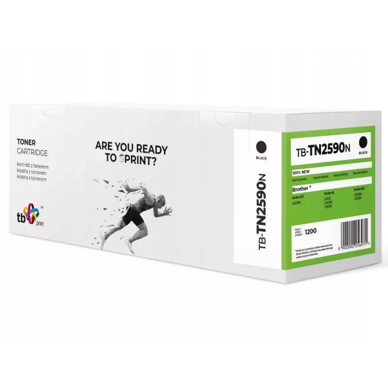 Toner Brother TN2590 TB-TN2590N BK 100% jauns