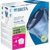 Ūdens filtra krūze BRITA Marella XL, krūzes filtrs ar MAXTRA kasetnēm, 3,5 l tvertne, 2 l filtrēta ūdens ietilpība, zila
