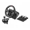 Manuālā pārnesumkārbas pārslēdzējs TRACER TRAJOY47345 — vadu 6-in-1 simracing kontrolieris, 1,8 m kabelis, melns, ergonomisks neslīdošs satvēriens, 270° rotācija