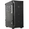 PC Case IBOX LUPUS 27 Midi Tower ATX, rūdīts stikls, RGB, 455×200×380 mm, atbalsta ATX, GPU līdz 32 cm
