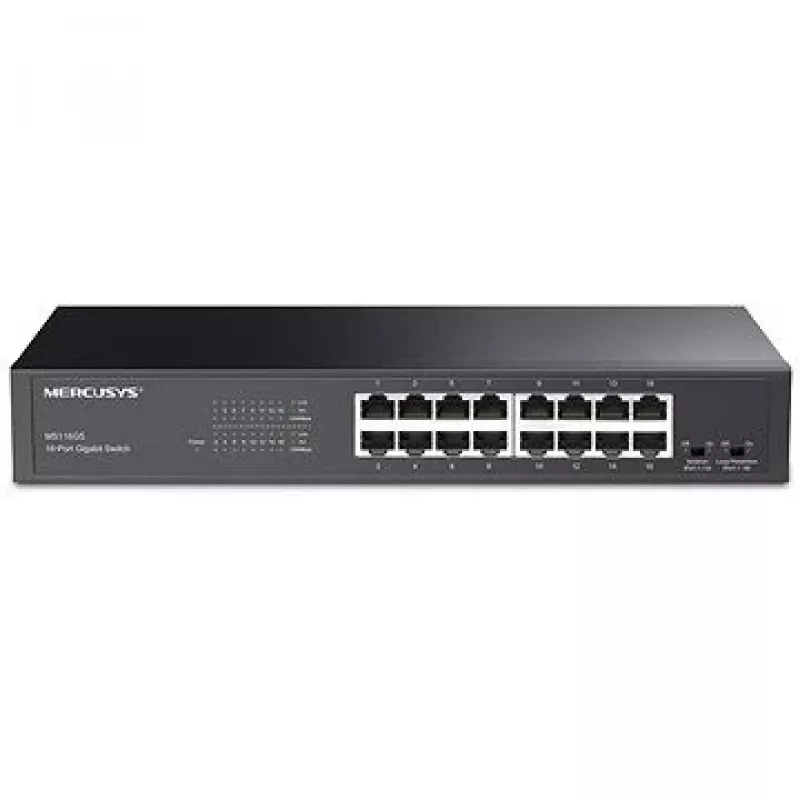 Mercusys MS116GS tīkla slēdzis Gigabit Ethernet (10/100/1000) Melns