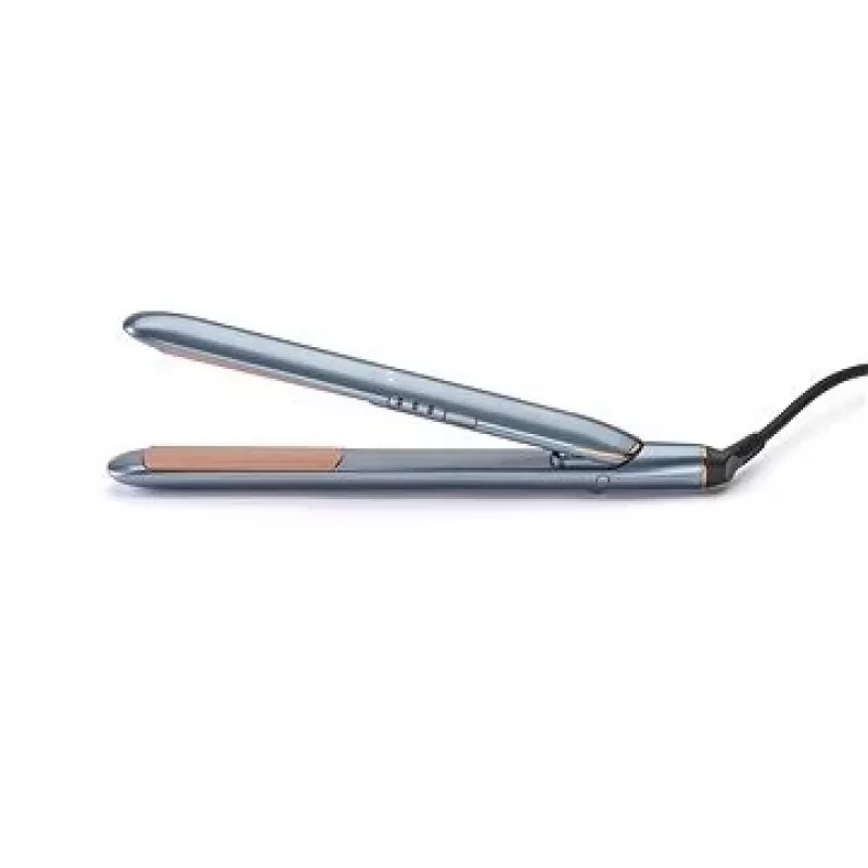 Matu taisnošanas gludeklis BABYLISS ST484E — Keramikas plāksnes, Warm tehnoloģija, 230V, 3,3m vads, Melns/Zelts