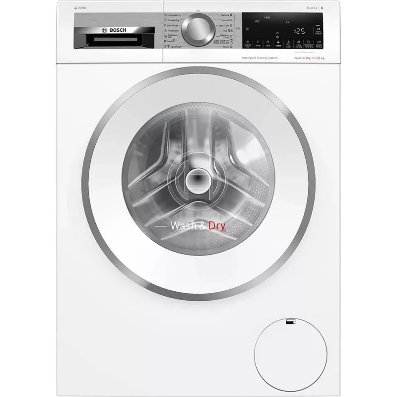 Bosch WNG254A9BY veļas mazgāšanas un žāvēšanas iekārta 10,5 kg / 6 kg 1400 apgr./min balta
