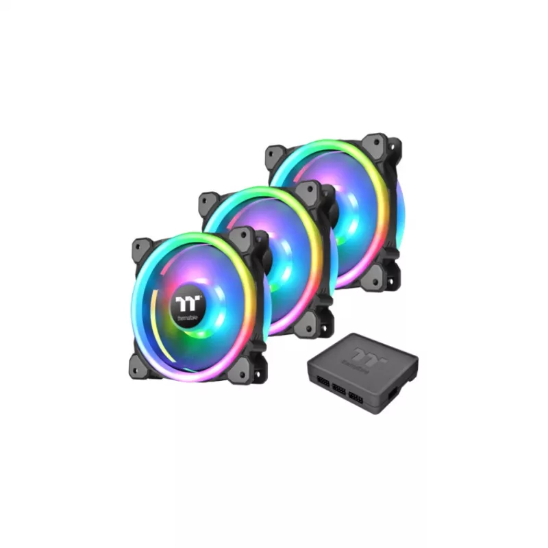 Thermaltake Ring Trio 14 ARGB 140mm korpusa ventilatori - 3 iepakojumā