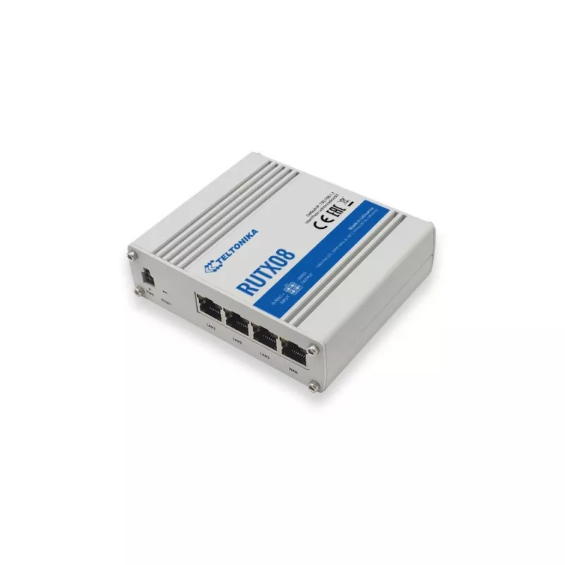 Teltonika RUTX08 vadu maršrutētājs Gigabit Ethernet Nerūsējošais tērauds