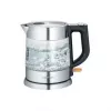 Severin WK 3468 elektriskā tējkanna 1 L 2200 W Melna, Nerūsējošais tērauds, Caurspīdīga