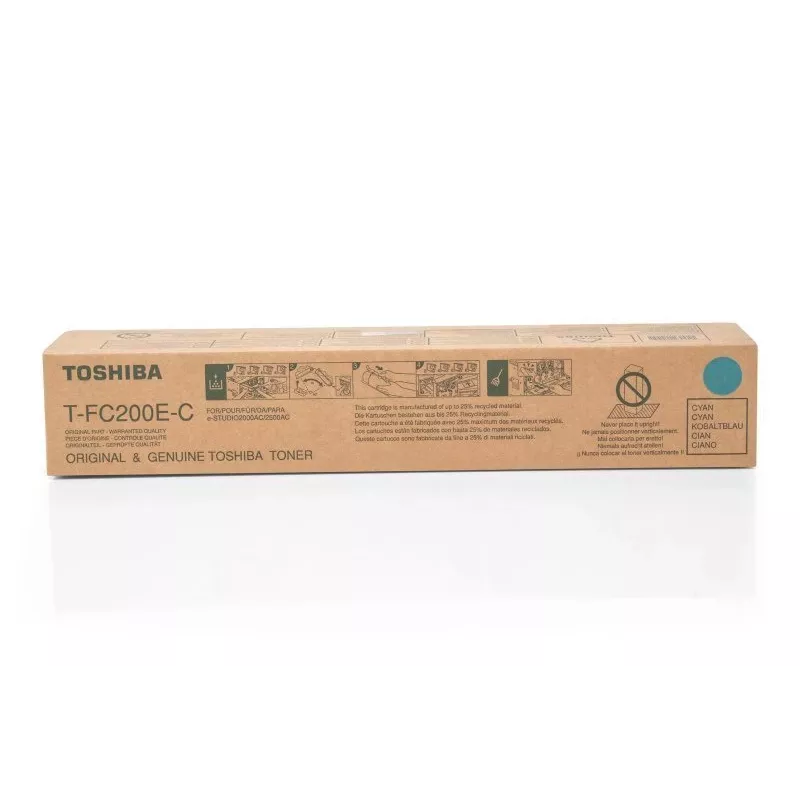 Toshiba 6AJ00000259/T-FC200EC Toner-kit ciāna. 33.6K lapas for Toshiba