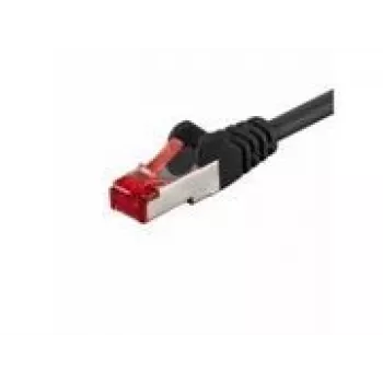 Wentronic Goobay CAT 6 Patch Cable, S/FTP (PiMF), Melns, 5 m - LSZH Halogēns-Brīvs, Varš (68700)