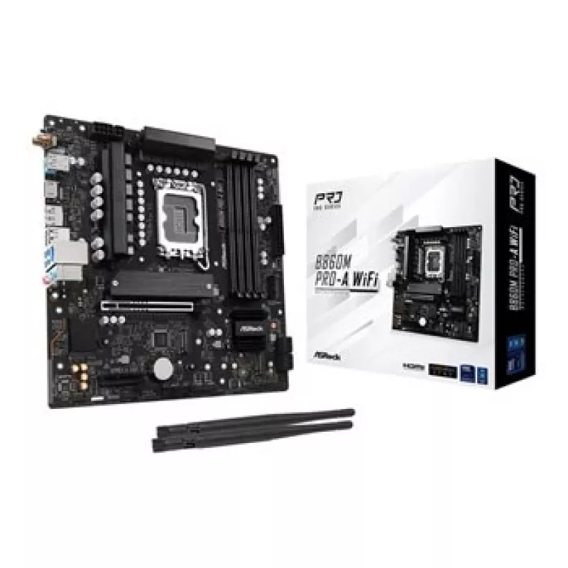 ASRock B860M Pro-A WiFi Micro-ATX mātesplate