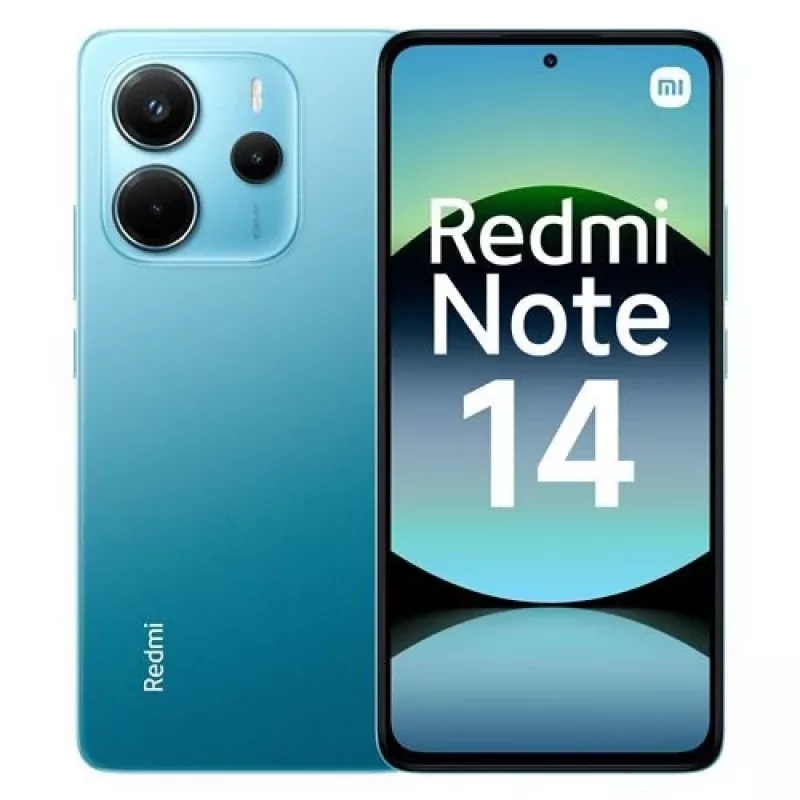Xiaomi Redmi Note 14 16.9 cm (6.67 collas) Hibrīds Dual SIM 4G USB Type-C 8 GB 256 GB 5500 mAh Zils