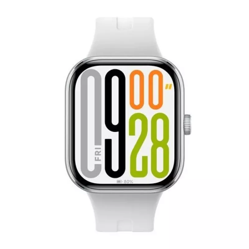 Viedpulkstenis Xiaomi Watch 5 Sudraba, 2,07 collu (5,26 cm) AMOLED, 47,5 mm korpuss, TPU siksniņa, 5 ATM, 24 dienu akumulators