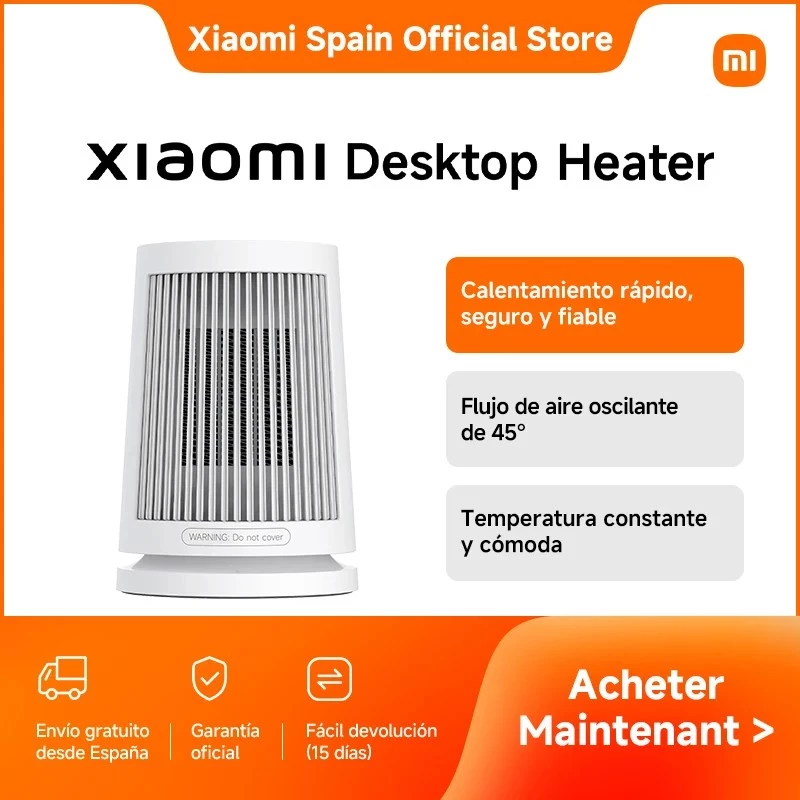 Ventilatora elektriskais telpu sildītājs Xiaomi Desktop Heater BHR8940EU