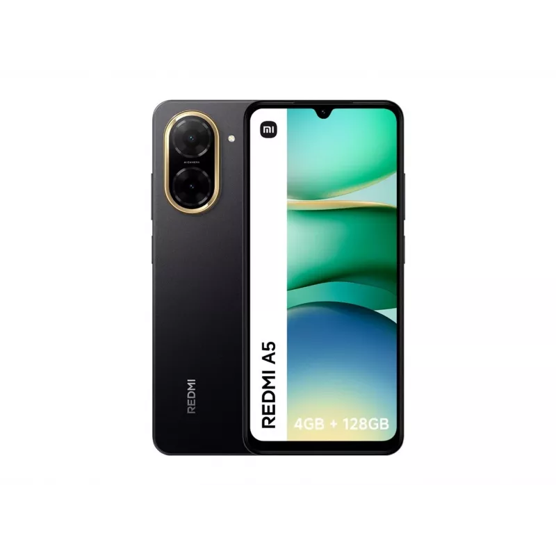 Xiaomi Redmi A5 17.5 cm (6.88 inch) Dual SIM Android 15 Go Edition 4G USB Type-C 4 GB 128 GB 5200 MAh Melns
