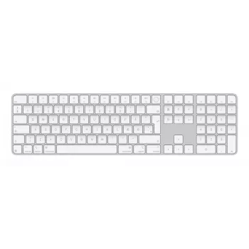 Apple MXK73DK/A Magic Keyboard ar Touch ID un ciparu tastatūru, bezvadu, dāņu izkārtojums, balta