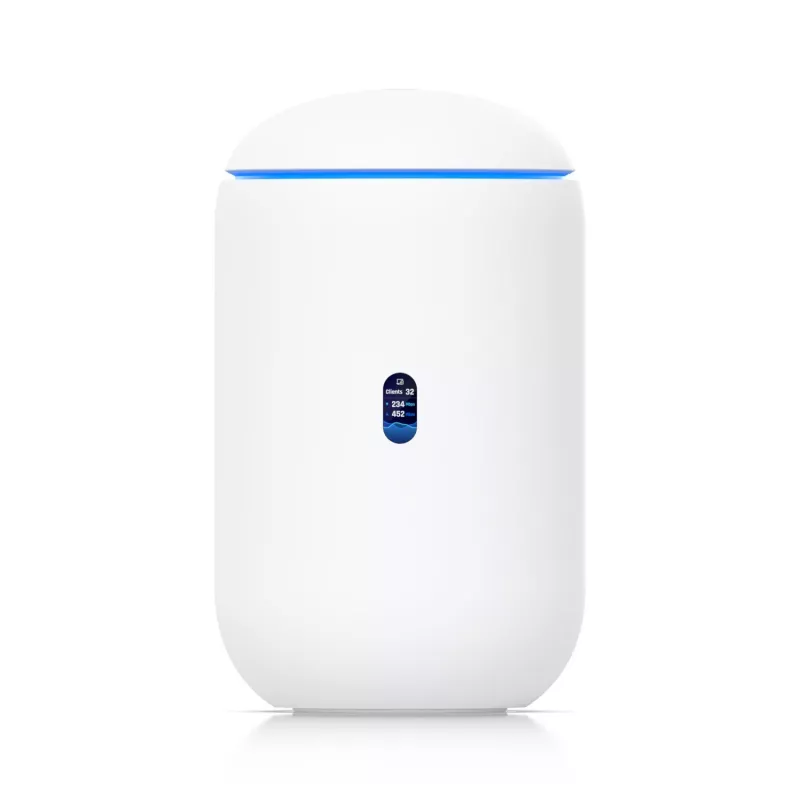 Ubiquiti Dream 7 bezvadu maršrutētājs 2.5 Gigabit Ethernet trīsjoslu (2.4 GHz / 5 GHz / 6 GHz) Balts
