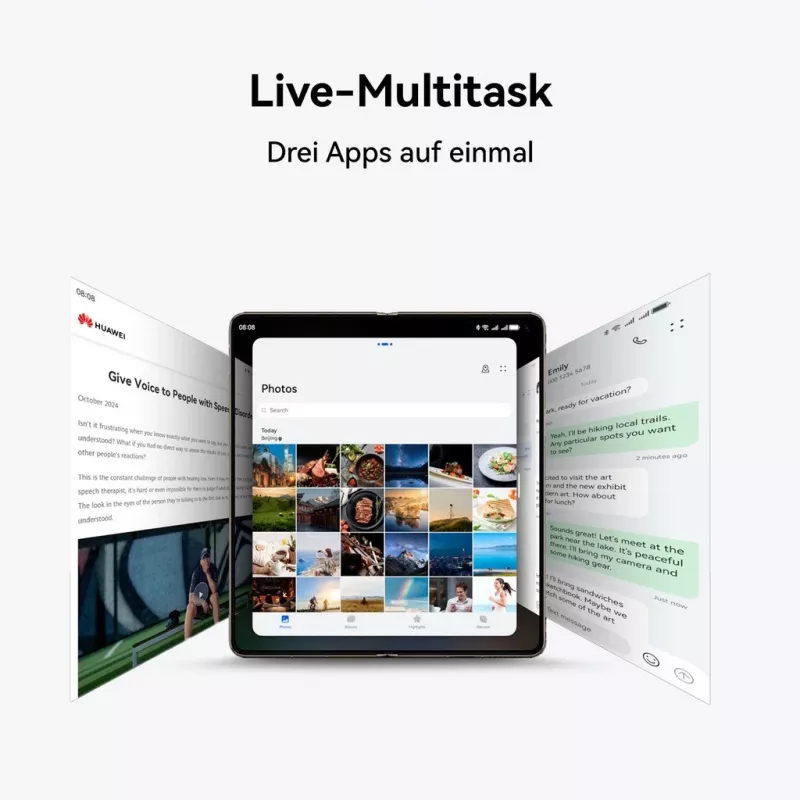 Viedtālrunis Huawei Mate X6 7,93 collas 12 GB 512 GB Melns