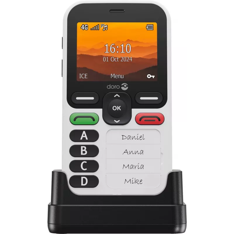 Viedtālrunis Doro Leva X10 2,4 collas 1150 mAh grafīts