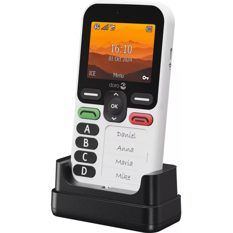Viedtālrunis Doro Leva X10 2,4 collas 1150 mAh grafīts