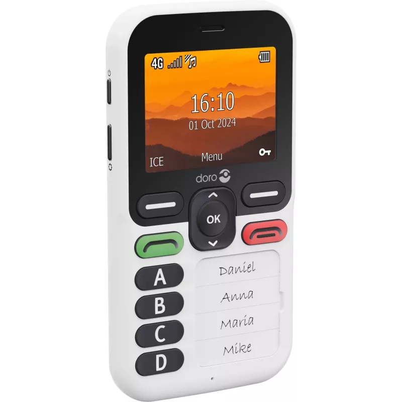 Viedtālrunis Doro Leva X10 2,4 collas 1150 mAh grafīts