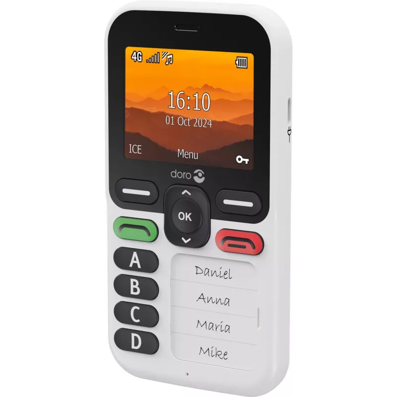 Viedtālrunis Doro Leva X10 2,4 collas 1150 mAh grafīts