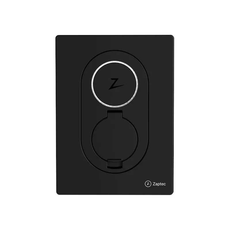 Zaptec Go Charging Box 22kW Tips 2 WiFi and 4G Asphalt Melns