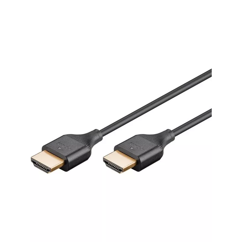 HDMI kabelis WENTRONIC 75294 — Plāns dizains, atbalsta 4K 60Hz