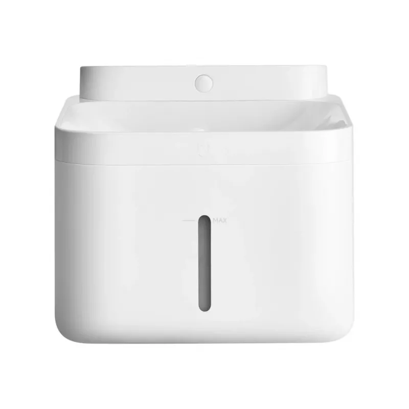 Automātiskā mājdzīvnieku barotava Xiaomi Smart Pet Fountain 2 3 L dzirdinātava oglekļa filtrs balta plastmasa baterija/DC 5 V 2 A 230×180×190 mm