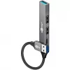 Goobay Slim 4-Port USB-Hub, USB-A uz USB-C™/USB-A, USB 3.2 (74458)