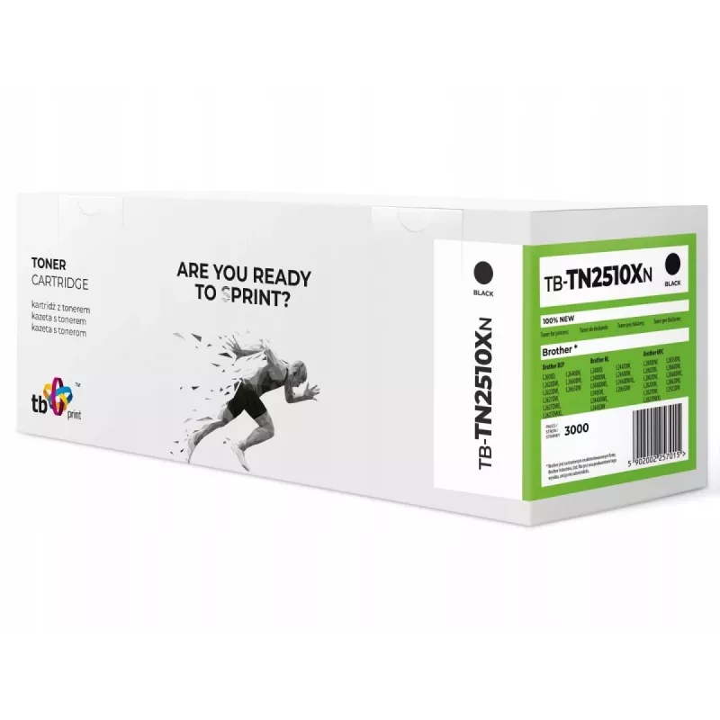 Toneris Brother TN2510XL TB-TN2510XN BK 100% jauns