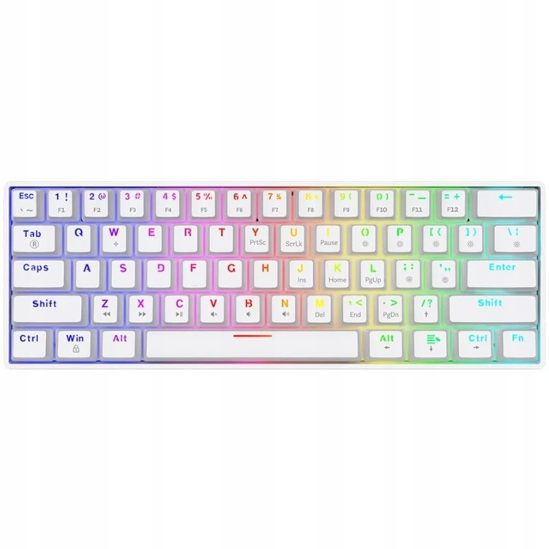 Mehāniskā tastatūra Whiteout X2, Blue Outemu, Hot Swap Savio Savgk-white