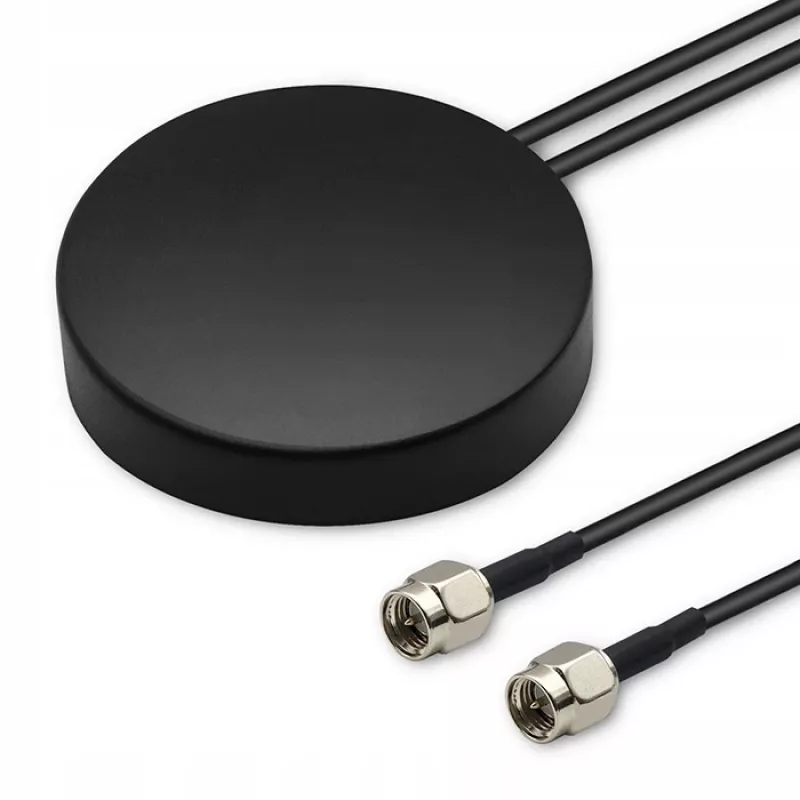 Antena GPS+4G, Glonass Dooklna 28dBi 50W 2 x SMA Mski Zewntrzna
