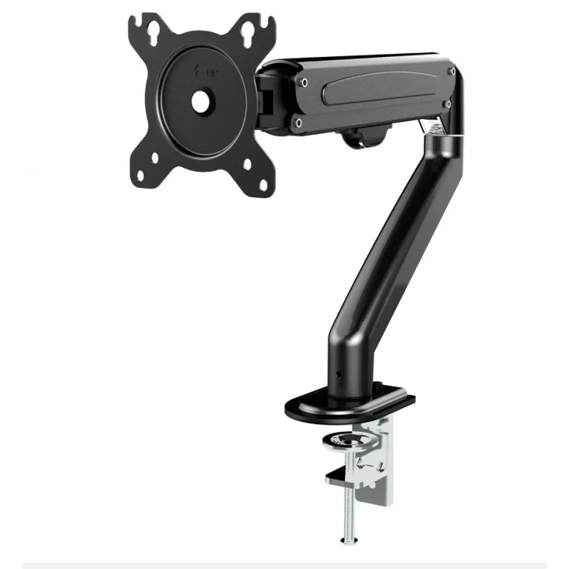 Maclean MC-860N Monitora stiprinājums ar gāzes atsperi, 13-27 inch, 8 kg, melns