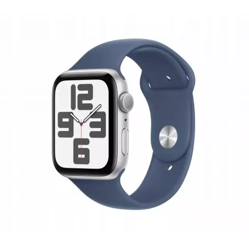Apple Watch SE GPS 40mm sudraba alumīnija korpuss ar džinsa sporta siksniņu