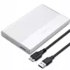 Ārējais korpuss 2,5 collu SATA SSD/HDD QOLTEC 52278 USB 3.0, atbalsta līdz 2 TB