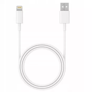 kabelis USB 2.0 iPhone AM-lightning 1m Balts